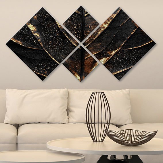 4 Parçalı Mdf Tablo