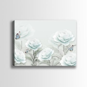 Çiçek Kanvas Tablo