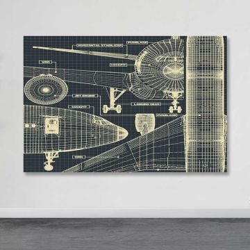 Dev Boyut Kanvas Tablo