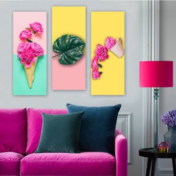 3 Parçalı Mdf Tablo