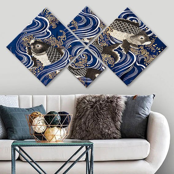 4 Parçalı Mdf Tablo