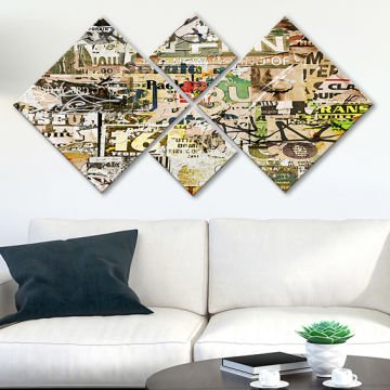 4 Parçalı Mdf Tablo