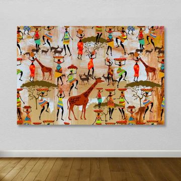 Dev Boyut Kanvas Tablo