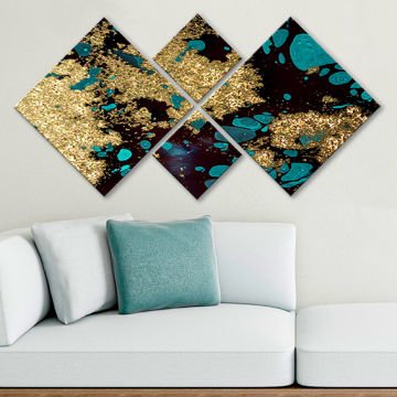 4 Parçalı Mdf Tablo