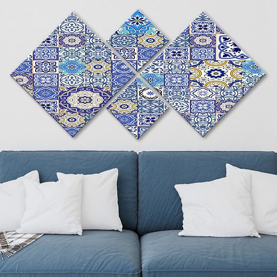 4 Parçalı Mdf Tablo