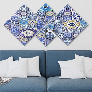 4 Parçalı Mdf Tablo