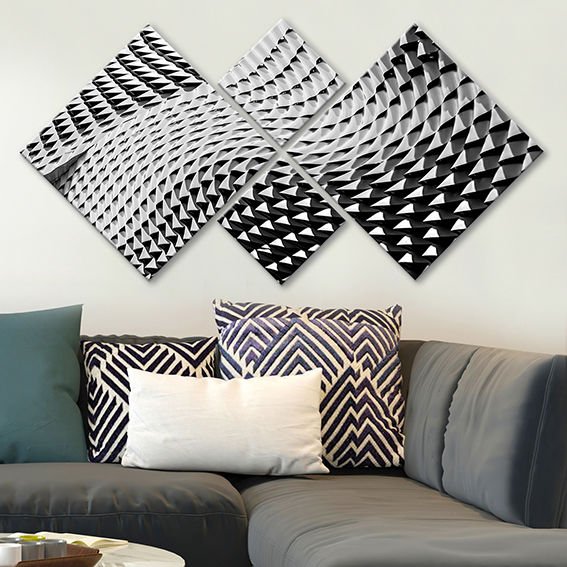 4 Parçalı Mdf Tablo