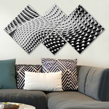 4 Parçalı Mdf Tablo