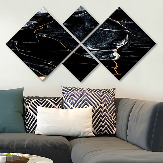 4 Parçalı Mdf Tablo