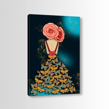 Portre ve İnsan Temalı Tablo