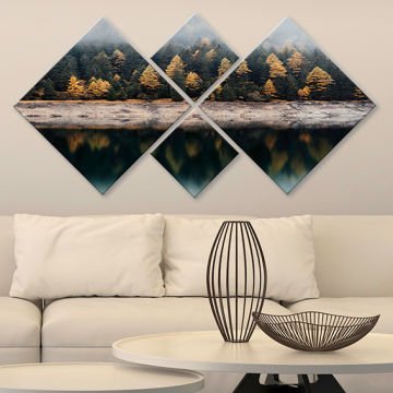 4 Parçalı Mdf Tablo