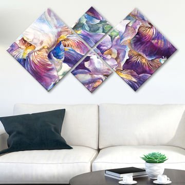4 Parçalı Mdf Tablo