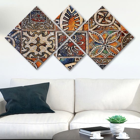 4 Parçalı Mdf Tablo