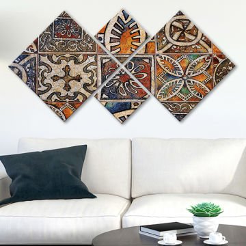 4 Parçalı Mdf Tablo