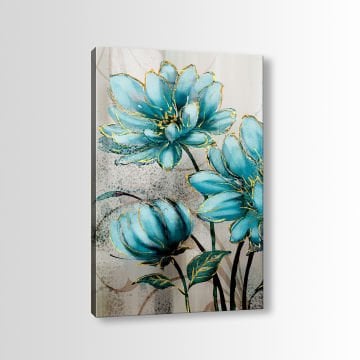 Çiçek Kanvas Tablo