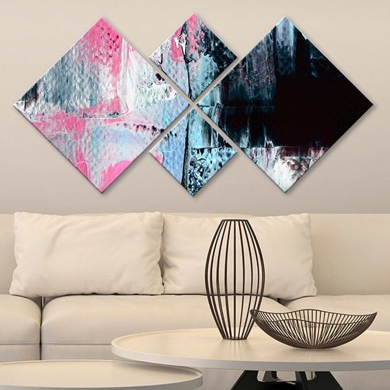 4 Parçalı Mdf Tablo