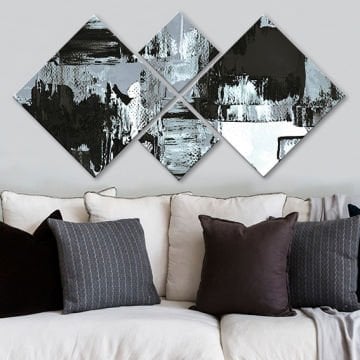 4 Parçalı Mdf Tablo