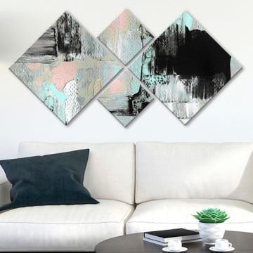 4 Parçalı Mdf Tablo