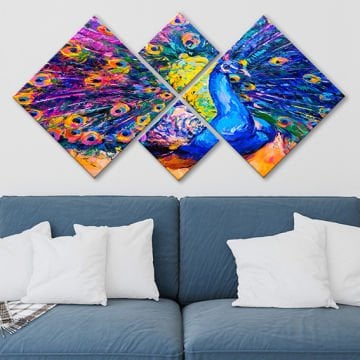 4 Parçalı Mdf Tablo