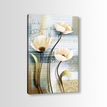 Çiçek Kanvas Tablo