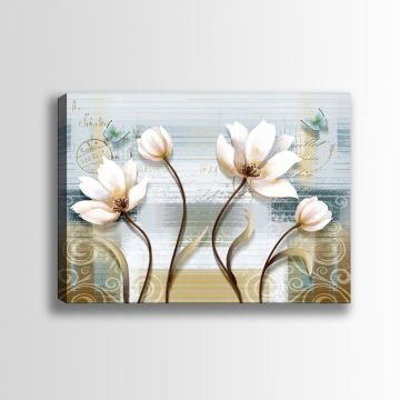 Çiçek Kanvas Tablo
