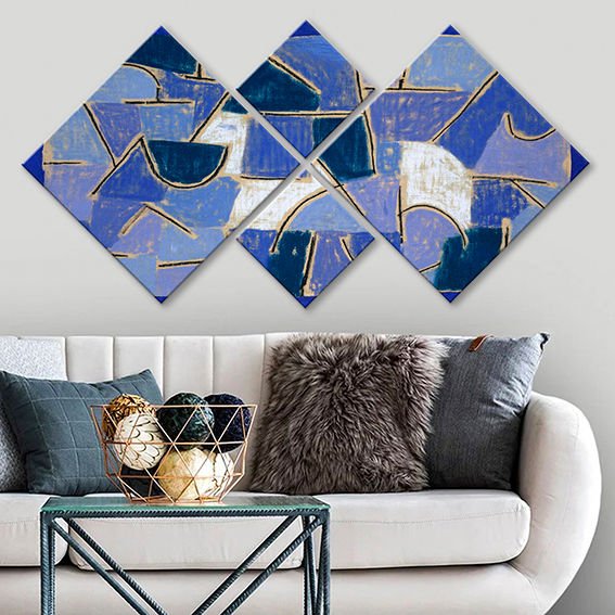 4 Parçalı Mdf Tablo
