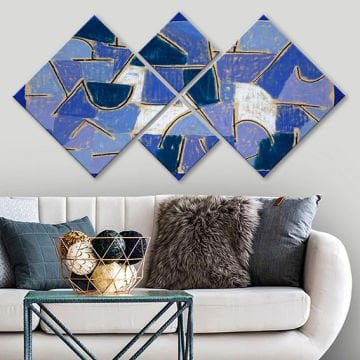 4 Parçalı Mdf Tablo