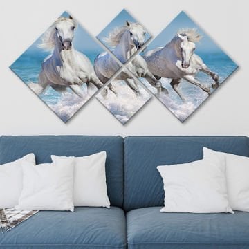 4 Parçalı Mdf Tablo