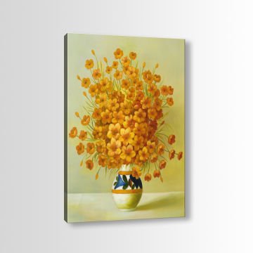 Çiçek Kanvas Tablo