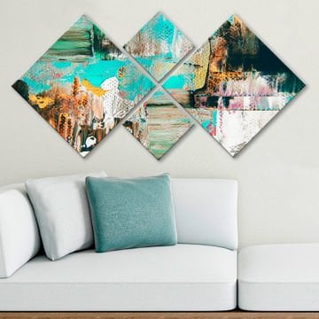 4 Parçalı Mdf Tablo