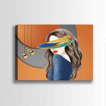 Portre ve İnsan Temalı Tablo