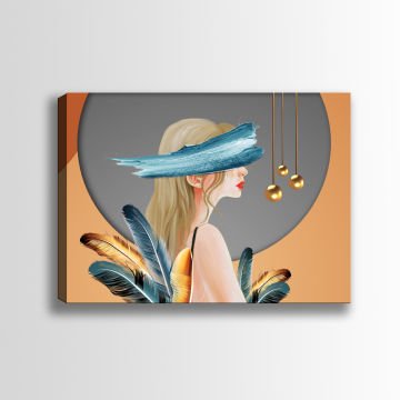 Portre ve İnsan Temalı Tablo