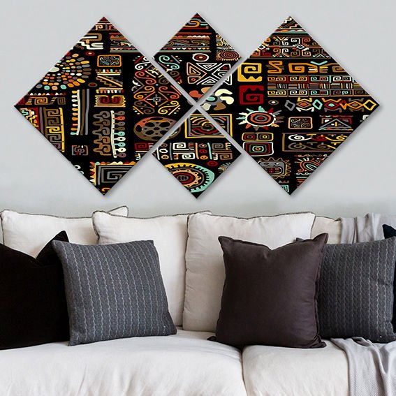 4 Parçalı Mdf Tablo