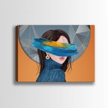 Portre ve İnsan Temalı Tablo