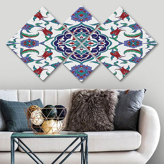 4 Parçalı Mdf Tablo