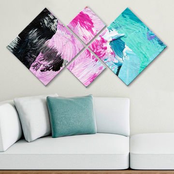 4 Parçalı Mdf Tablo