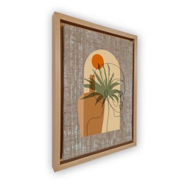 Naturel L Çerçeveli Tablo
