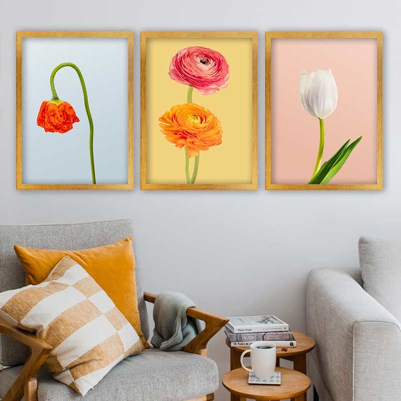 3 Parçalı Çerçeveli Tablo