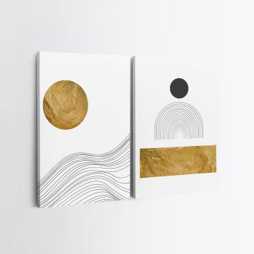 2 Parçalı Kanvas Tablo