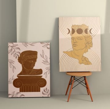 2 Parçalı Kanvas Tablo