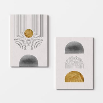 2 Parçalı Kanvas Tablo