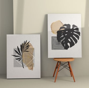 2 Parçalı Kanvas Tablo