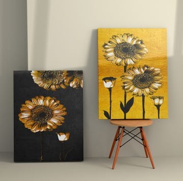 2 Parçalı Kanvas Tablo