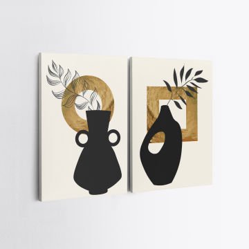 2 Parçalı Kanvas Tablo
