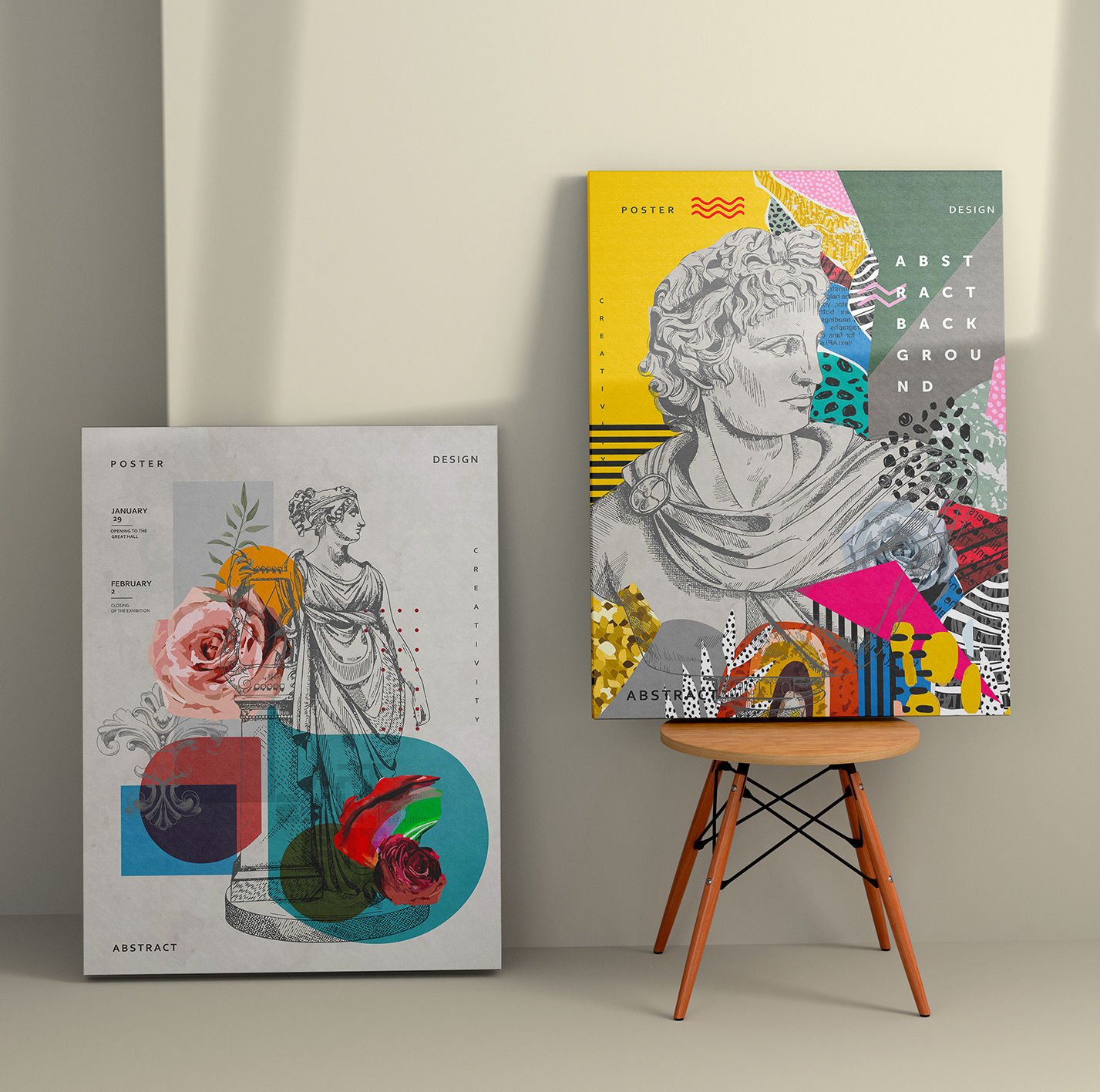 2 Parçalı Kanvas Tablo