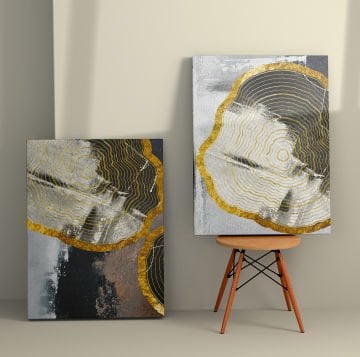 2 Parçalı Kanvas Tablo