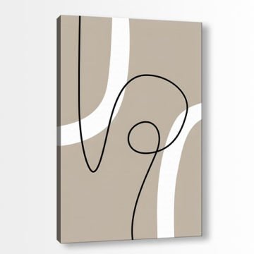 Minimalist Kanvas Tablolar