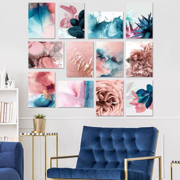 12 Parçalı Mdf Tablo Set