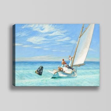 Edward Hopper Yer Dalgası Kanvas Tablo