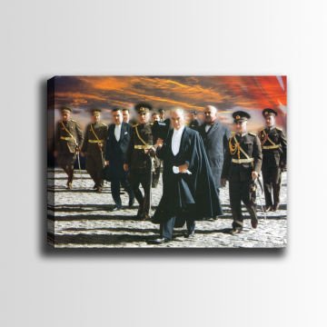 Atatürk Kanvas Tablo
